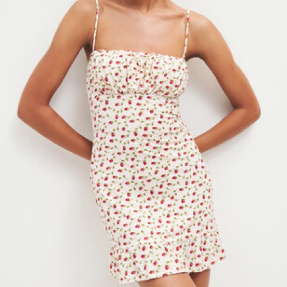 Reformation Nyala Knit Dress Floral